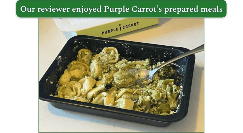 Purple Carrot’s Portobello Tortelloni