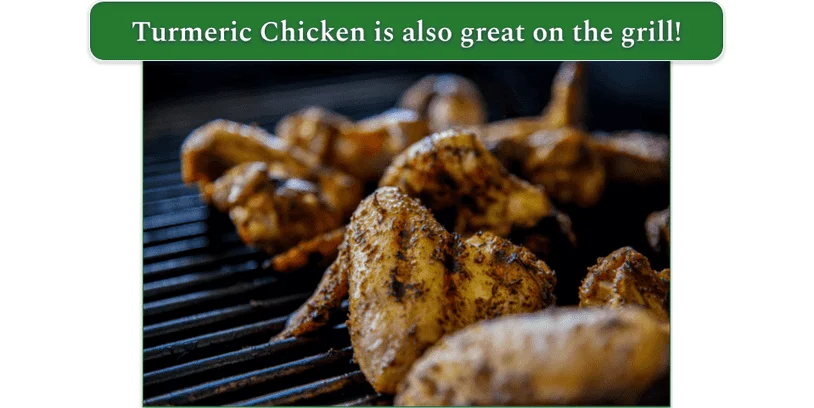 Various chicken pieces being cooked on a grill
