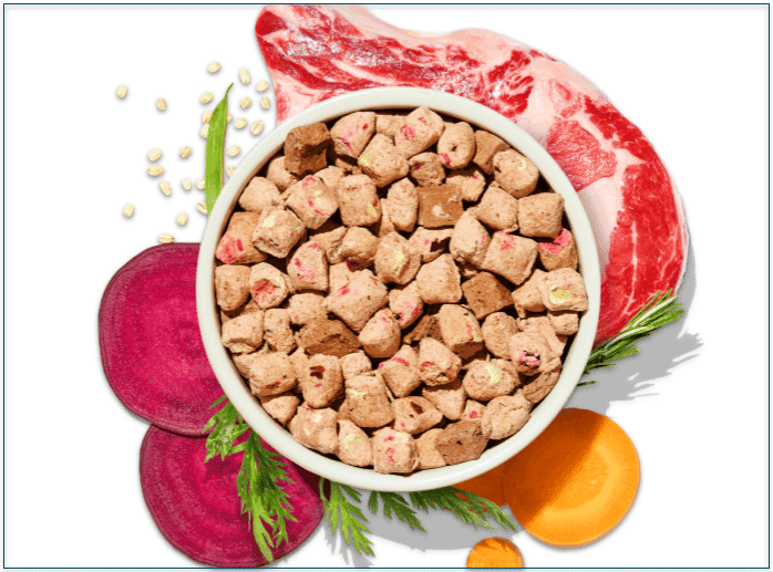 Although dried, Unkibble is packed with fresh ingredients