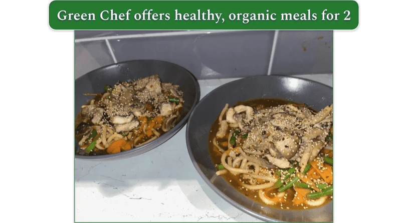 Green Chef’s Miso Mushroom and Udon Noodle Soup