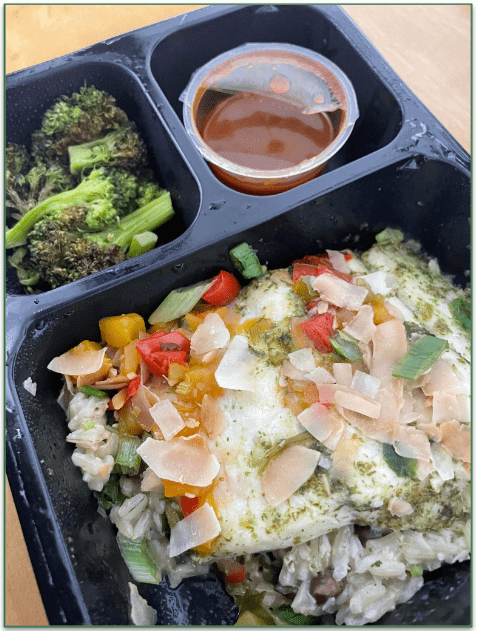 Factor meals include sauces and sides