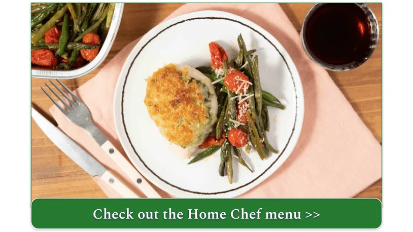 Home Chef's Crunchy Pesto Mozzarella Chicken