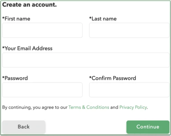epicured, create an account