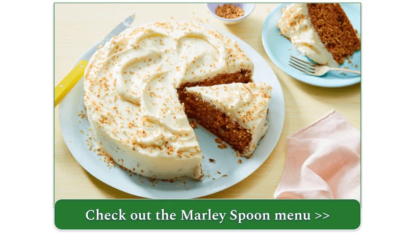 Marley Spoon's Carrot Cake