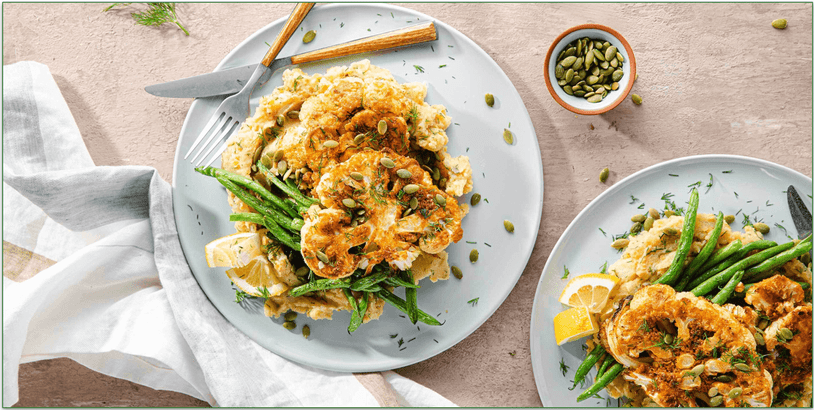 Purple Carrot's Tahini Cauliflower Steaks