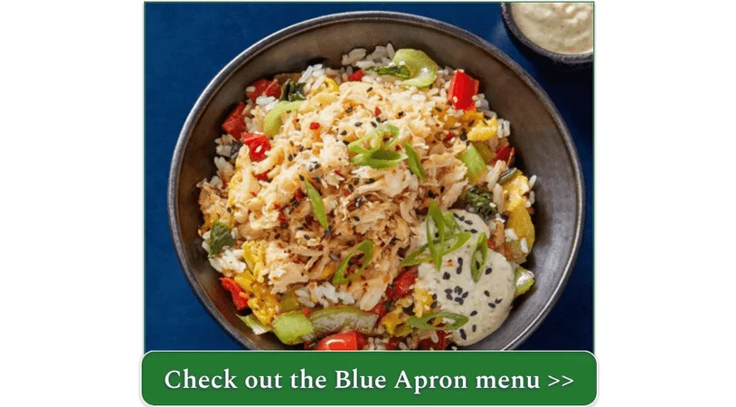 Blue Apron's Spicy Crab Fried Rice