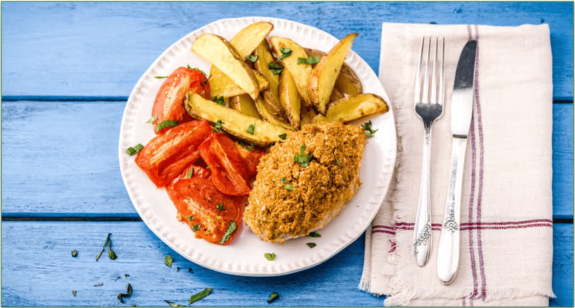 HelloFresh's Mozzarella-Crusted Chicken