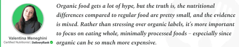 Quote from certified nutritionist