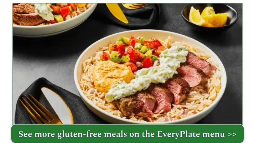 EveryPlate's Mediterranean Steak & Hummus Bowls