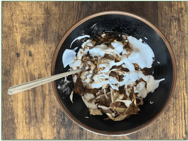 Photo of the Red Lentil Soup dish in bowl ready to serve