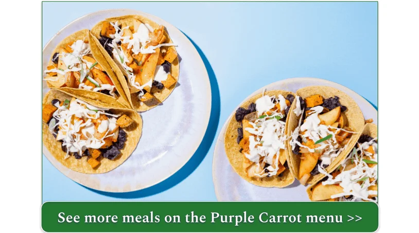 Purple Carrot's Sweet Potato Black Bean Tacos