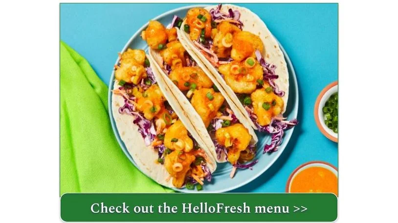 HelloFresh's Buffalo Cauliflower Tacos with Tangy-Sweet Slaw