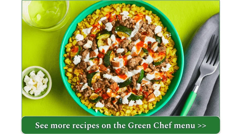 Green Chef's Middle Eastern-Style Beef Bowls