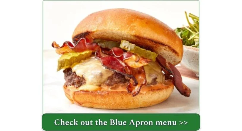 Blue Apron's Bacon & Gouda Cheeseburgers