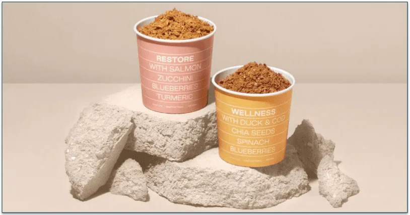 Maxbone's 3 meal options