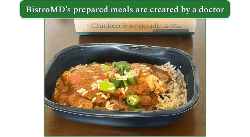 BistroMD’s Chicken and Andouille Sausage Jambalaya