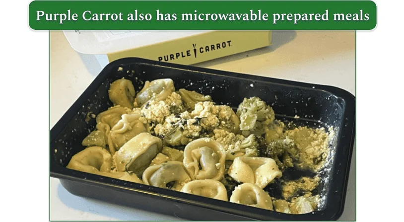 Purple Carrot's Portobello Tortellini