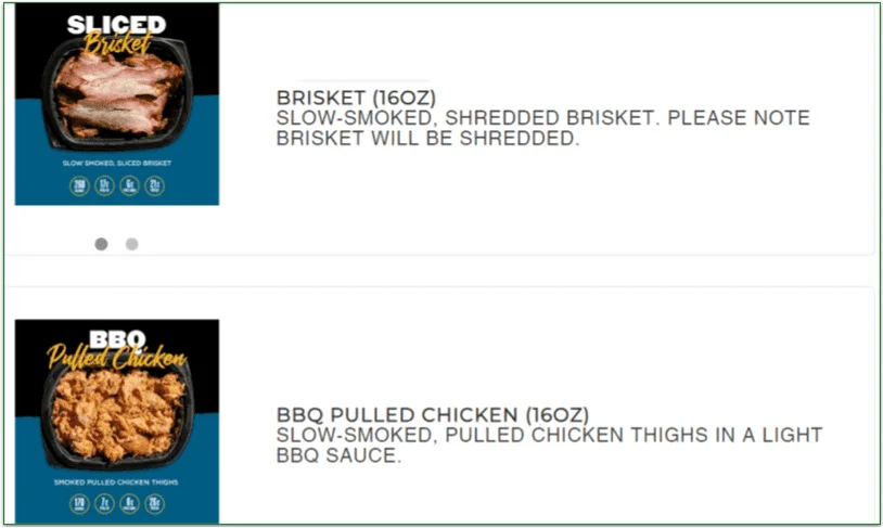 Part of Clean Eatz Kitchen's Just the Meat menu