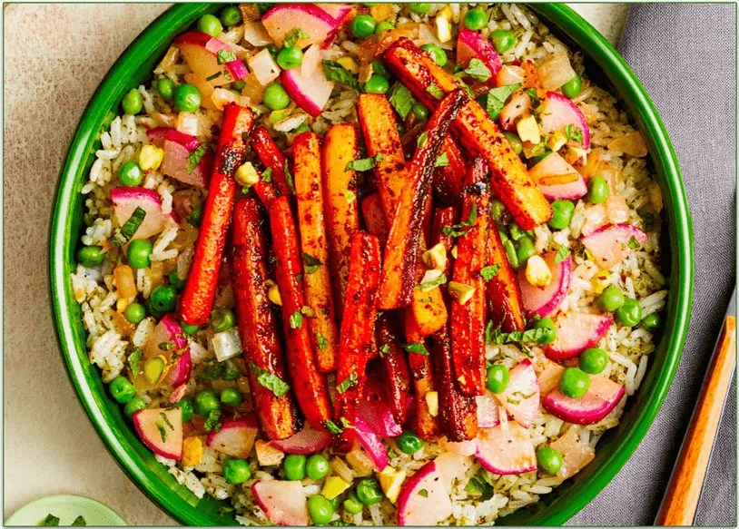 Green Chef's Moroccan Carrots & Rice