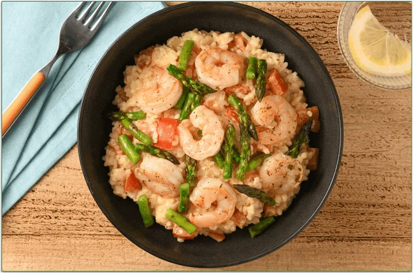 Home Chef's Lemon Garlic Shrimp Risotto
