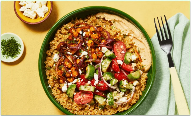 Greek Goddess Quinoa Bowls from HelloFresh