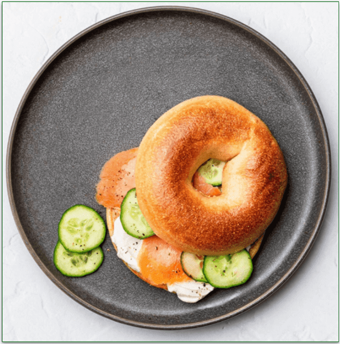 Hungryroot's Salmon + Dairy-Free Schmear Bagel