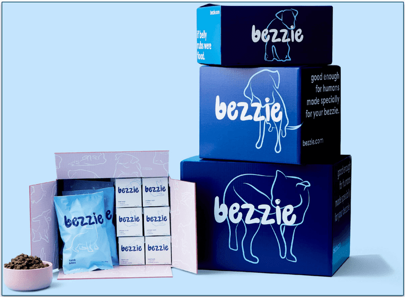 Bezzie's packaging