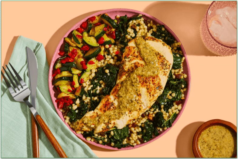 Green Chef's Pistou Chicken Couscous Bowls