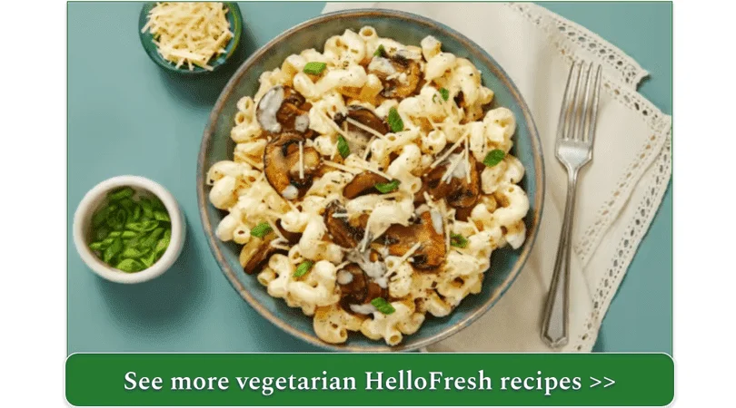 Creamy Dreamy Mushroom Cavatappi by HelloFresh