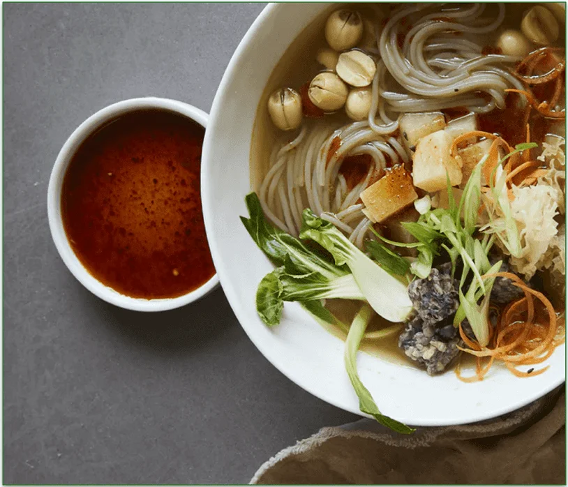 A meal from Chiyo's menu