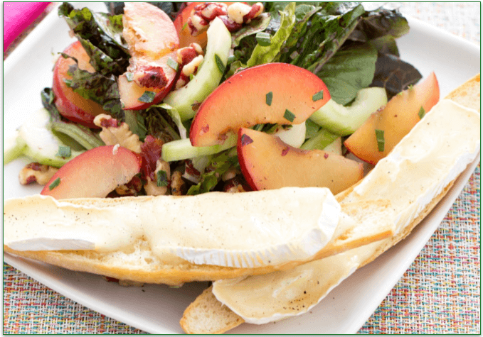 Rose Romaine & Painted Oak Lettuce Salad from Blue Apron