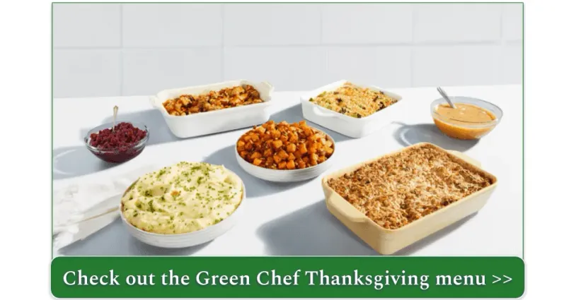 Green Chef's Thanksgiving Sides bundle