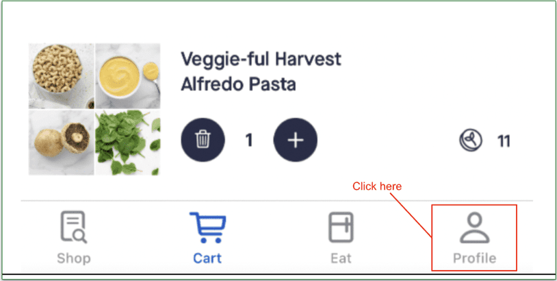 Account cancelation via the Hungryroot app