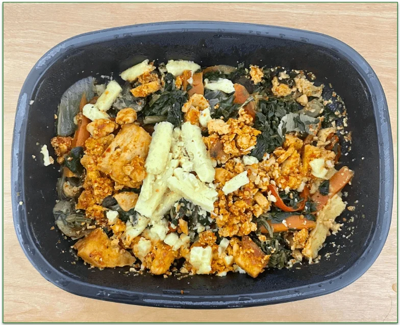 Gochujang Tofu with Sweet Potato Noodle Japchae