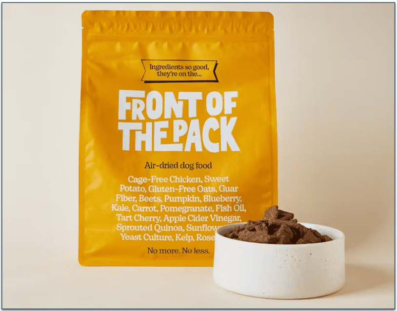 Pour the air-dried food straight into a bowl