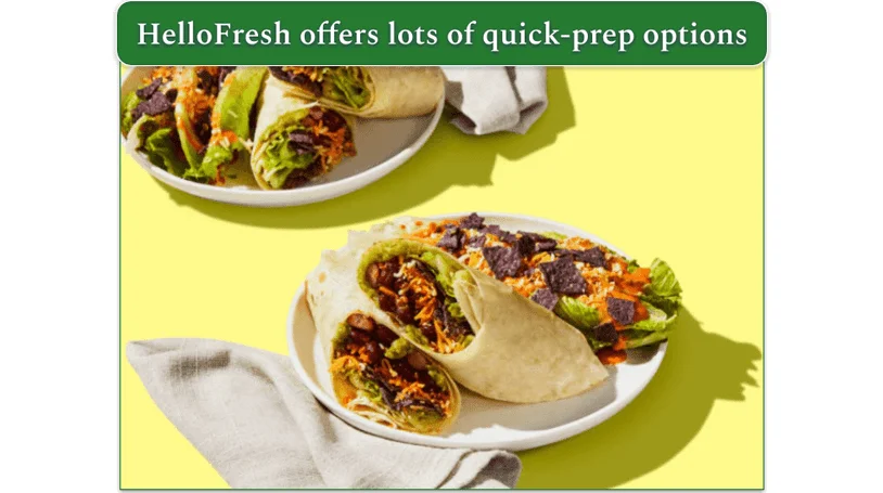 Image of Tex-Mex Kidney Bean Wraps from HelloFresh