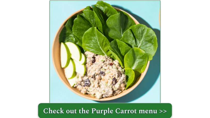 Purple Carrot's Waldorf Chickpea Salad Lettuce Cups
