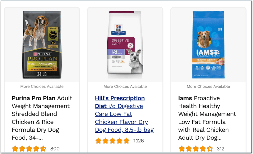 Check out the Chewy menu >>