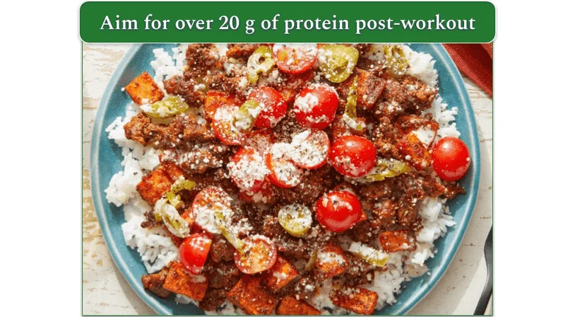 Blue Apron's Mexican-Style Beef & Rice Bowls