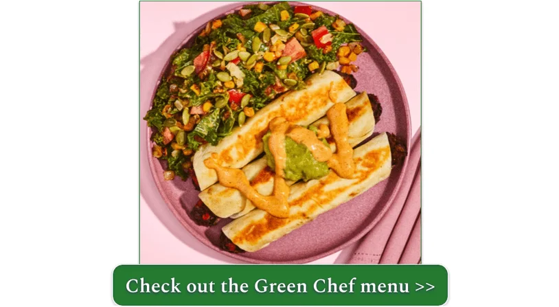 Green Chef's Black Bean Flautas