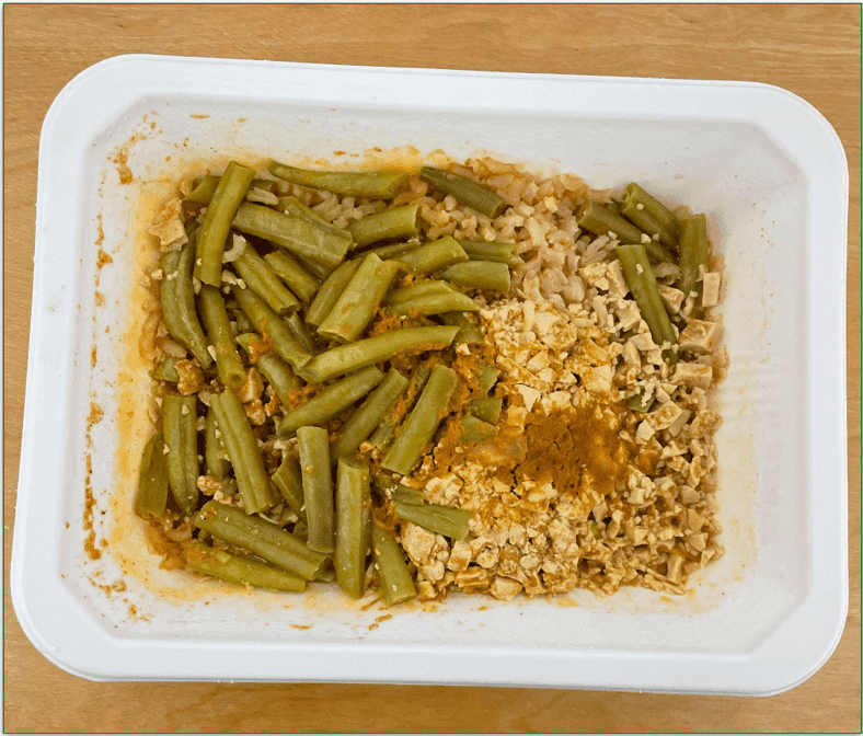 BBQ Tofu by Trifecta in its microwave tray