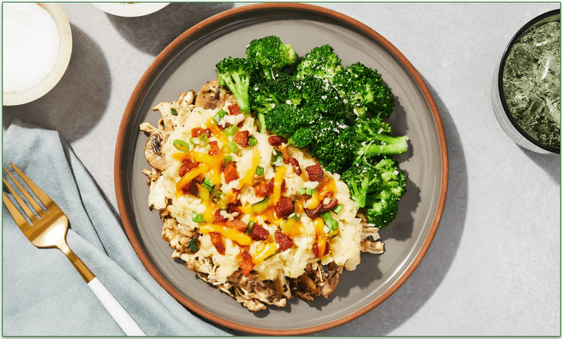 Image of Factor's Shredded Chicken & Loaded Mashed Potatoes dish