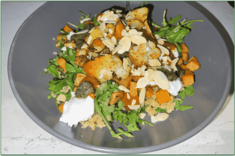 Harrissa and Zhoug Cauliflower from Green Chef