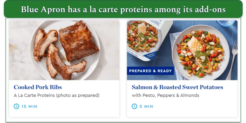 Blue Apron's Add-ons offerings