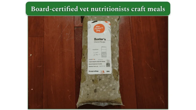 The Farmer's Dog's Baxter's Chicken Recipe