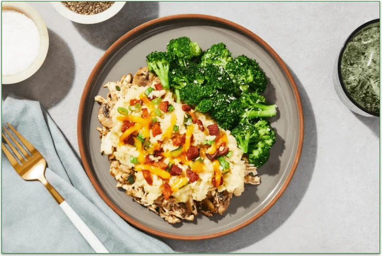 Factor's Loaded Mashed Potatoes & Shredded Chicken