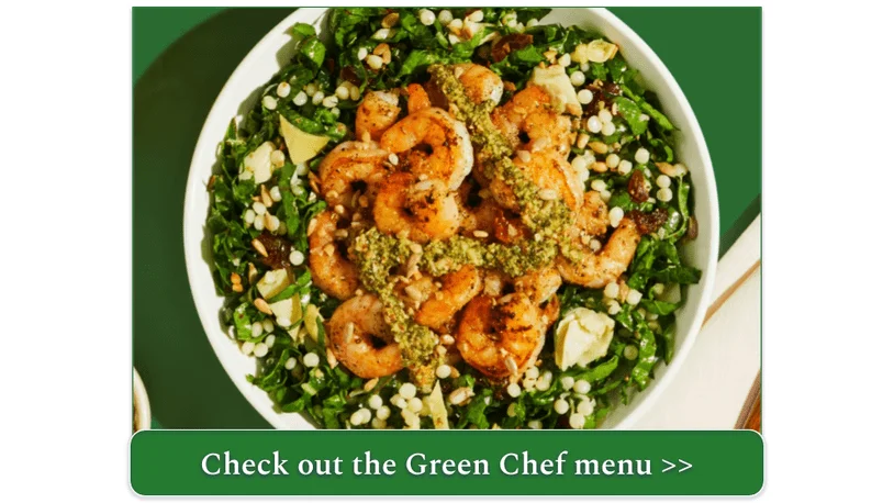 Green Chef's Pesto Shrimp Couscous Bowls