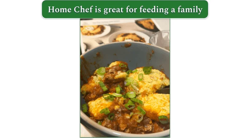 Home Chef’s One-Pan Turkey Chili Skillet