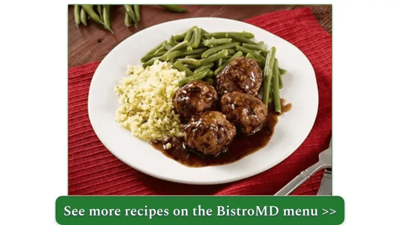 BistroMD's Merlot Meatballs with Grits