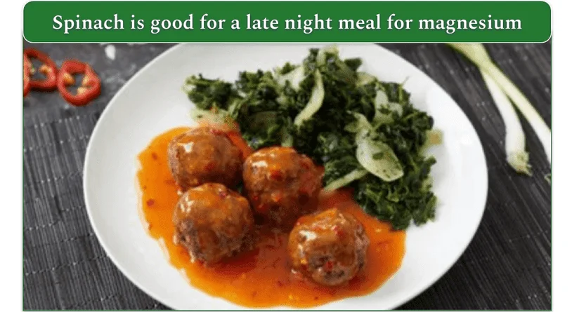 BistroMD's Beef Bulgogi Meatballs with Roasted Spinach and Onion